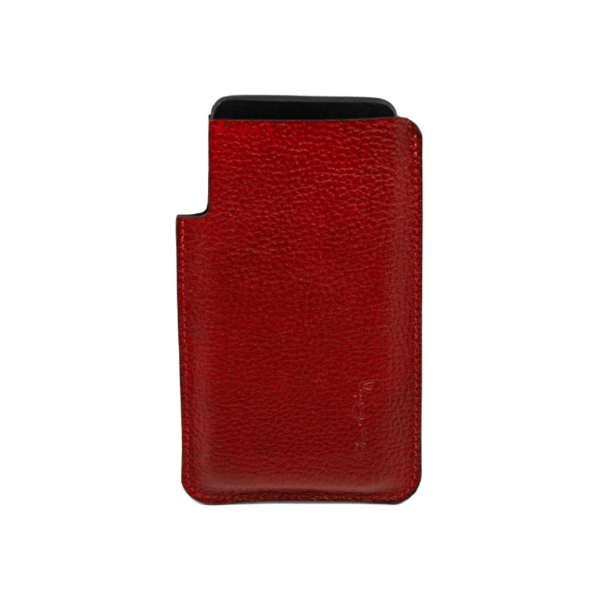 Hammer Leather Cell Phone Case - Red Color